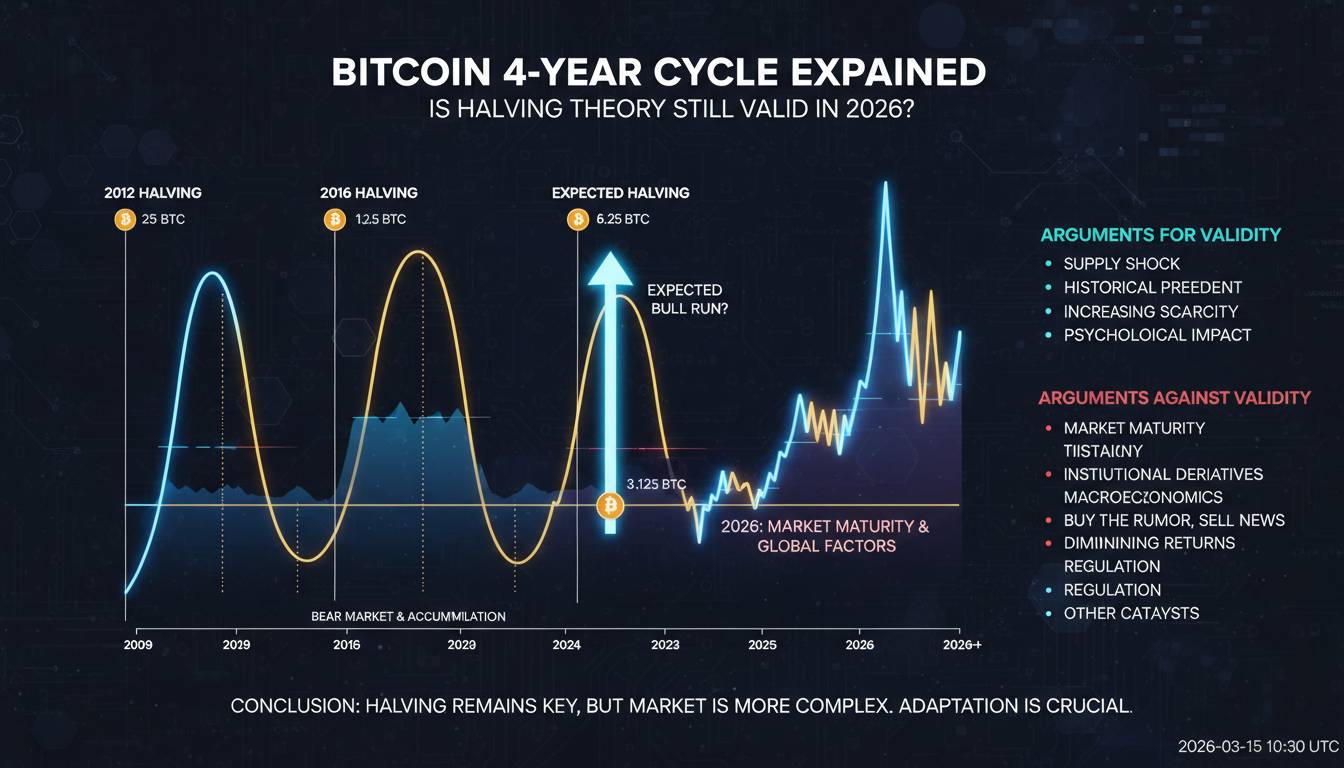 Bitcoin 4-Year Cycle Explained: Is Halving Theory Still Valid in 2026?