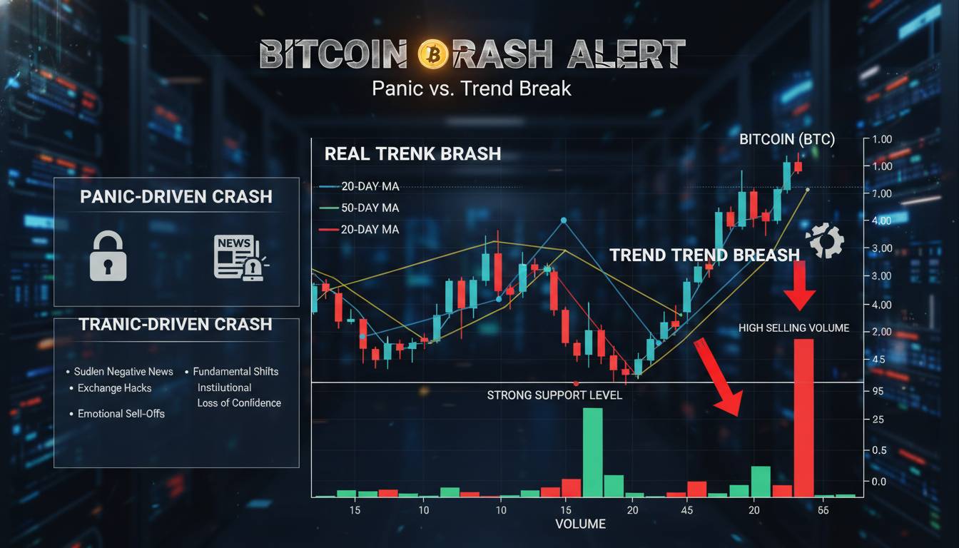 Bitcoin Crash Alert: How to Tell Panic From a Real Trend Break