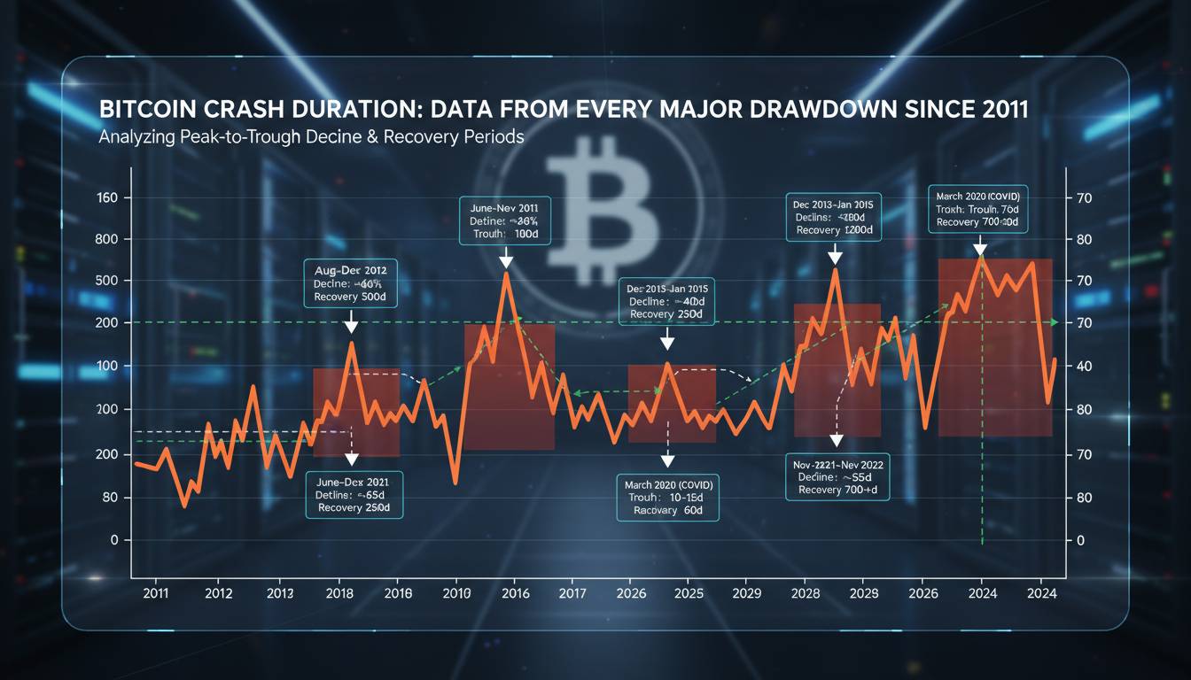 Bitcoin Crash Duration: Data From Every Major Drawdown Since 2011