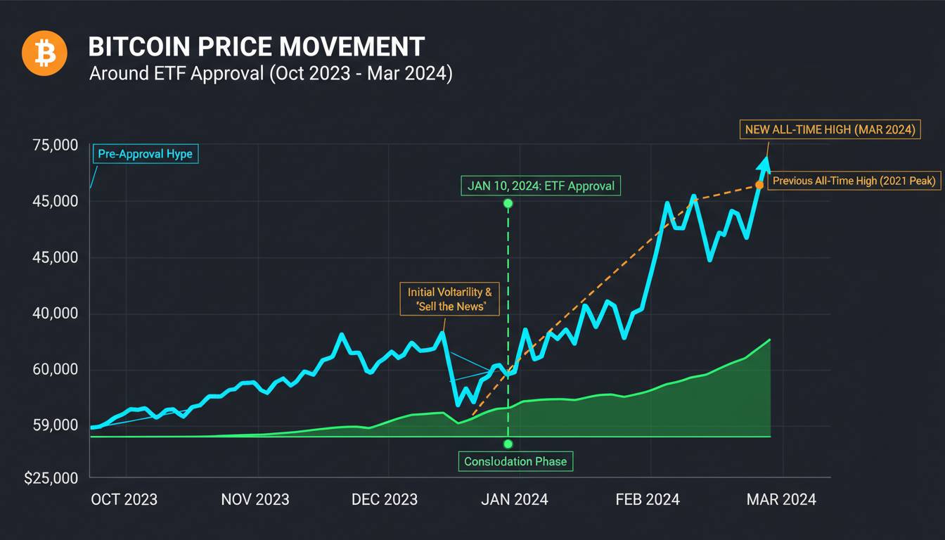 Bitcoin ETF Approval: What It Did to Price | Data Review