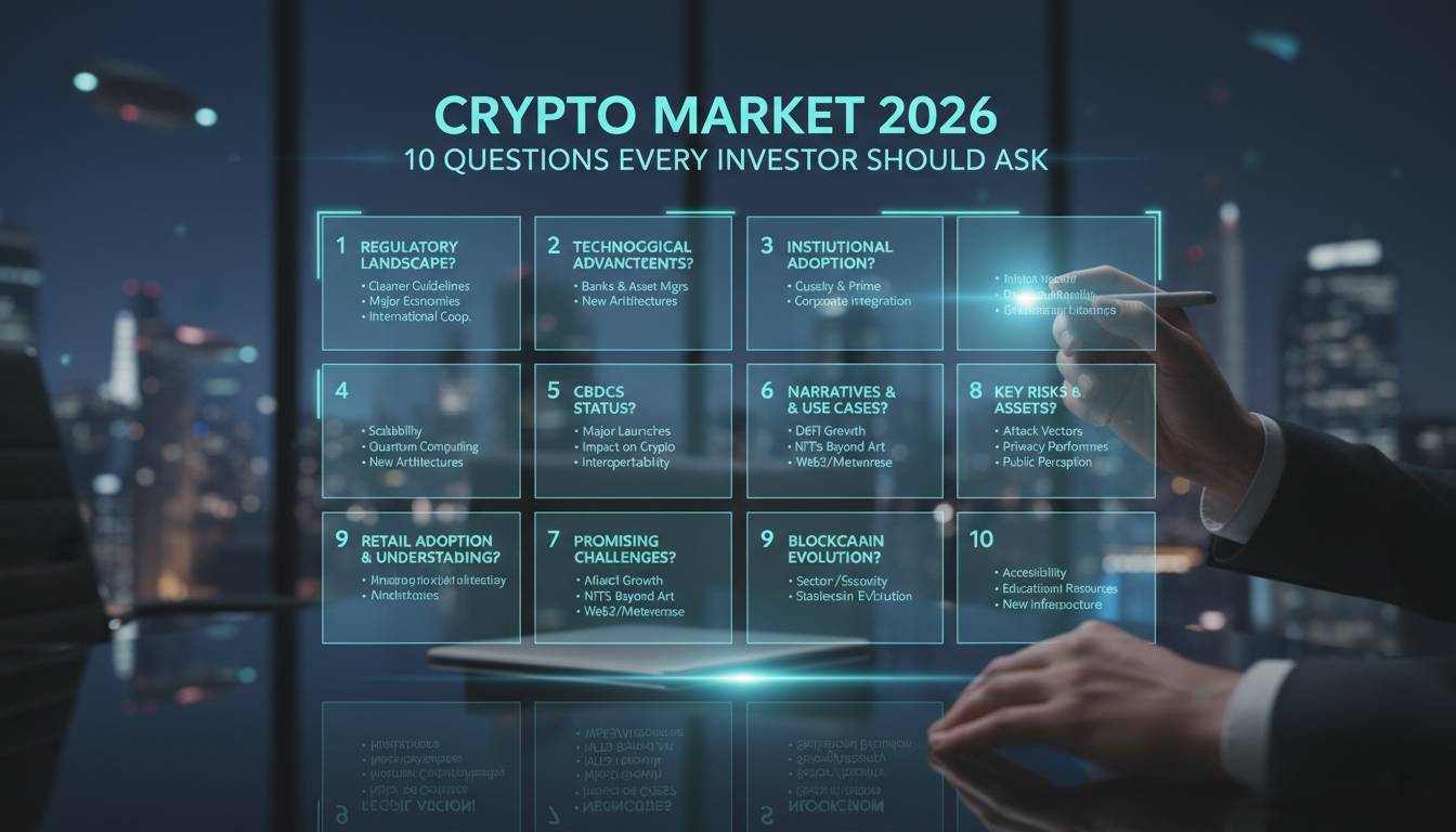 Crypto Market 2026: 10 Questions Every Investor Should Ask