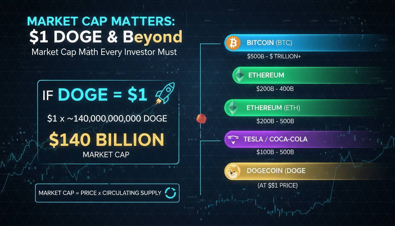 Dogecoin Reach $1: Market Cap Math Every Investor Must
