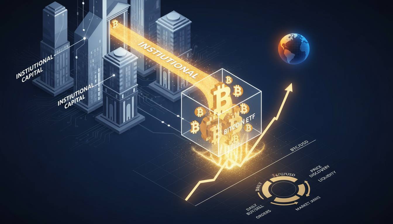 ETF Bitcoin News: Why Institutional Flows Now Drive Daily Prices