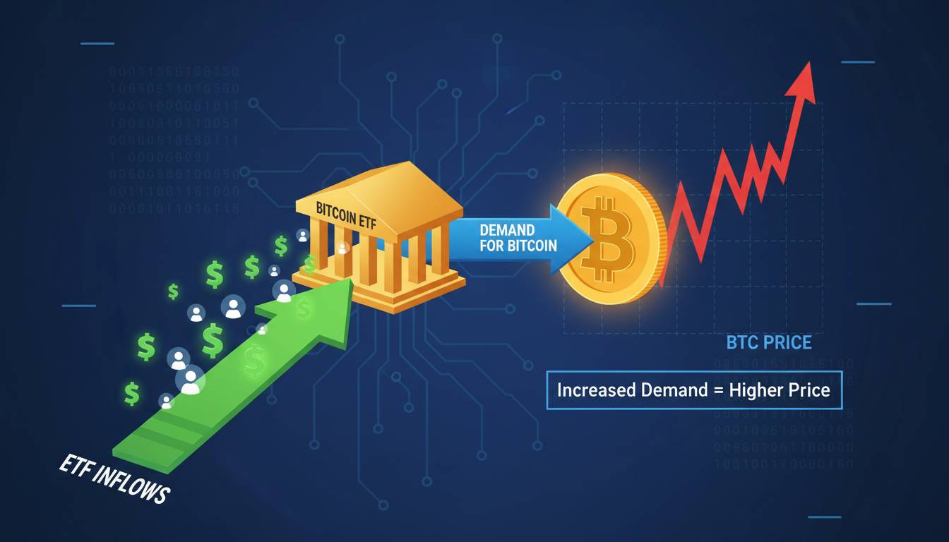 How Bitcoin ETF Inflows & Outflows Actually Move the Market