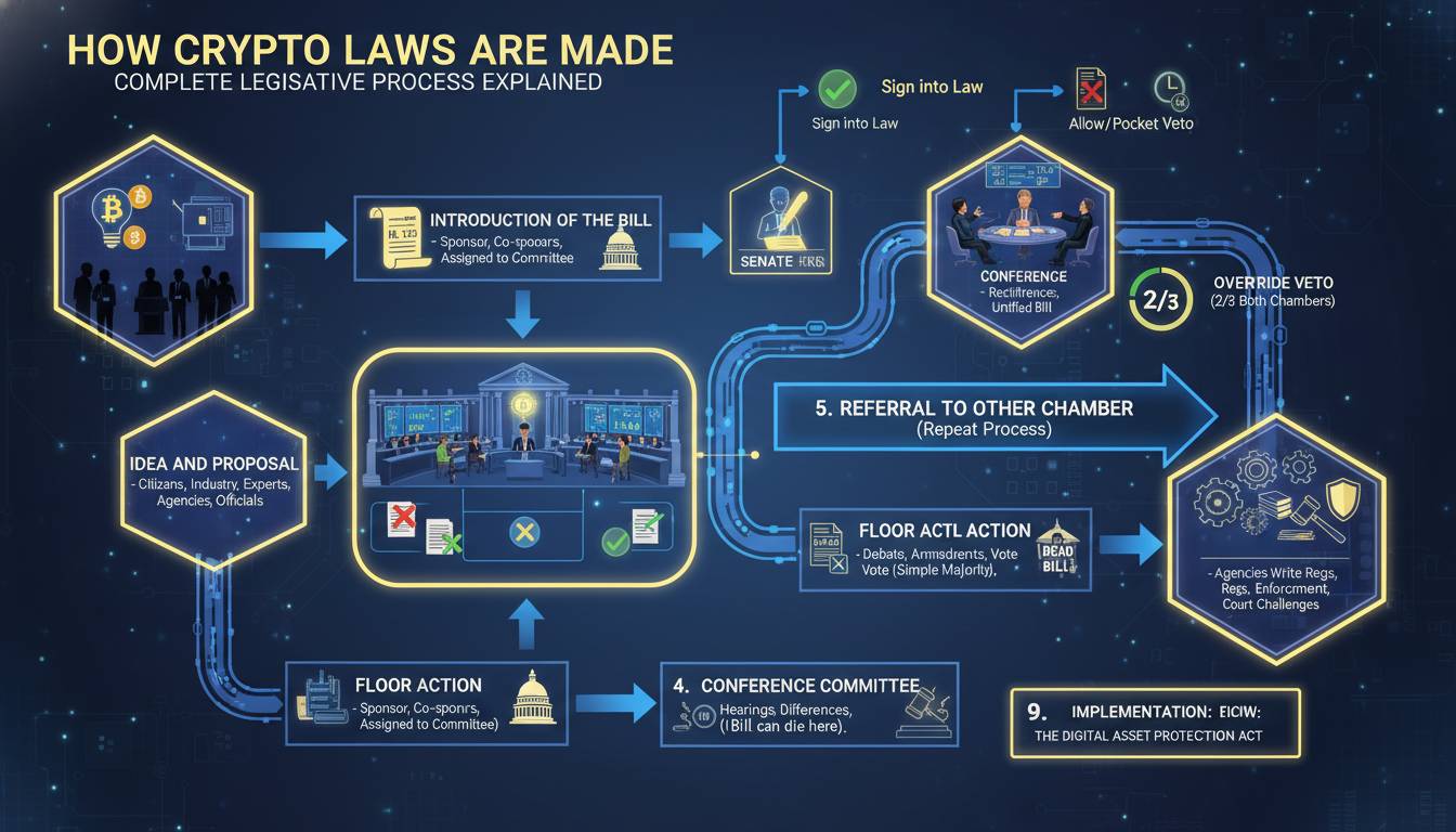 How Crypto Laws Are Made: Complete Legislative Process Explained