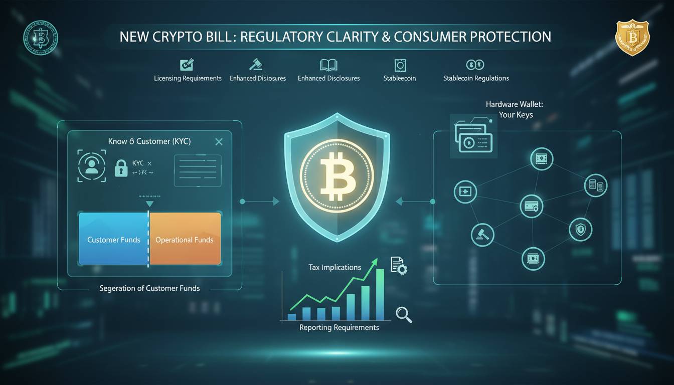 How New Crypto Bill Changes Bitcoin Buying, Selling & Storage