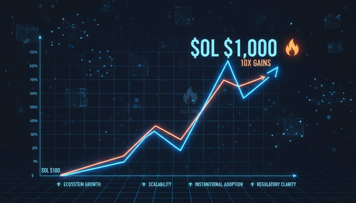 Solana at $1,000? Key Factors That Could Drive 10X Gains