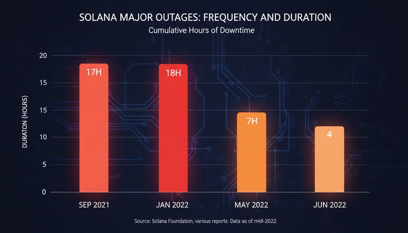 Solana Outages Explained: How Often Does SOL Go Down?