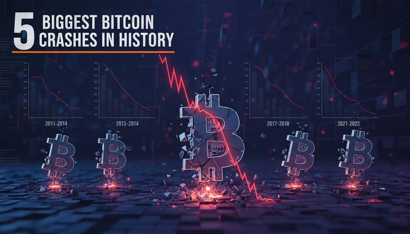 **URL:** /biggest-bitcoin-crashes-history **Title:** 5