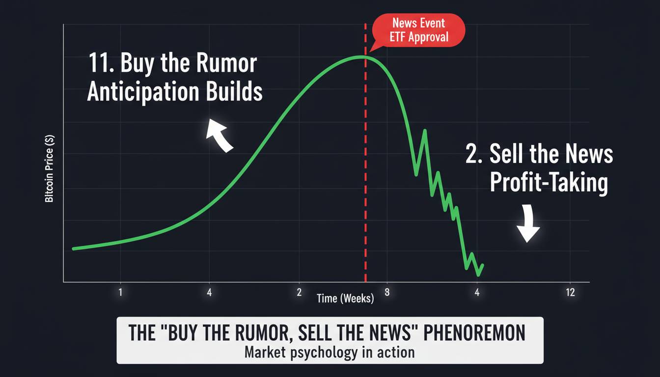 Why Bitcoin Drops After Good News: The Pattern Explained