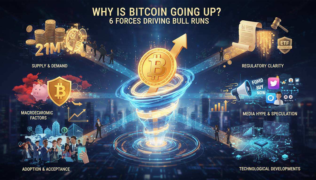 Why Is Bitcoin Going Up? 6 Forces Driving Bull Runs