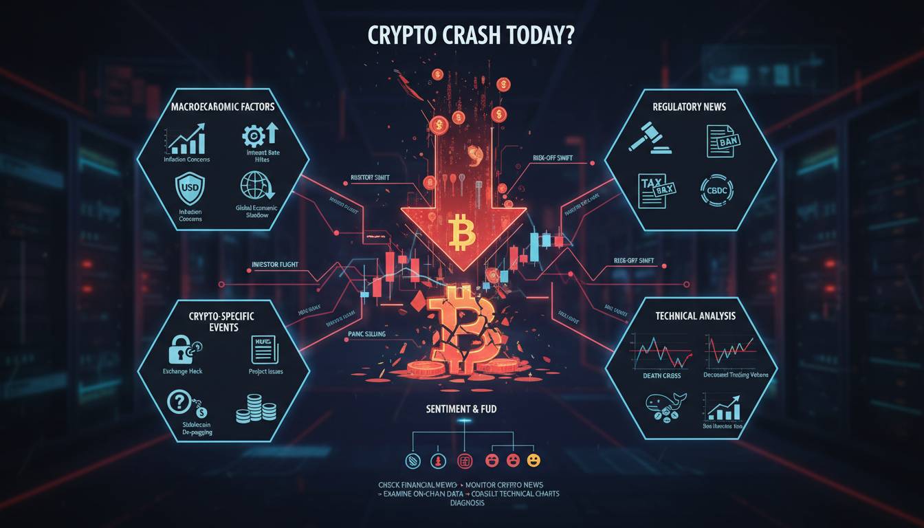 Why Is Crypto Crashing Today? Market Drop Diagnosis Framework